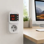 Розеточное реле напряжения и тока JIUJI JJSVA-16 16 А, до 3,5 кВт — изображение 5