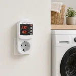 Розеточное реле напряжения и тока JIUJI JJSVA-16 16 А, до 3,5 кВт — изображение 4