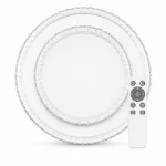 Круглий світлодіодний SMART-світильник BIOM SML-R22-50/2 50 Вт, 3000–6000 К, з RF-пультом ДК