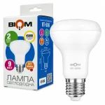 Светодиодная рефлекторная лампа BIOM BT-556 R63 9 Вт E27 4500 К, 810 лм, матовая — изображение 2