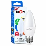 Світлодіодна лампа-свічка BIOM BT-548 C37 4 Вт E27 4500 К, матова - Image 2