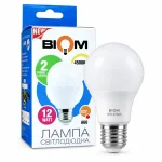 Светодиодная лампа BIOM BT-512 A60 12 Вт E27 4500 К, 1080 лм, матовая — изображение 2