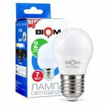 Светодиодная лампа BIOM BT-564 G45 7 Вт E27 4500 К, матовая — изображение 2